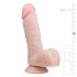 Easytoys - imukuppi, kivipallo-dildo (17,5 cm) - luonnollinen
