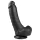 Easytoys - realistinen dildo imukupilla ja kiveksillä 20cm - musta