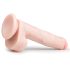 Easytoys - Ison koolinen, imukupilla varustettu dildo (26,5 cm) - naturaalisävy