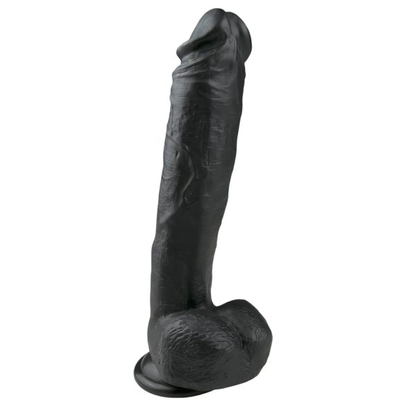 Easytoys - Imukuppidildo kiveillä (26,5 cm) - musta