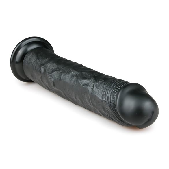 Easytoys - iso dildo imukupilla - 28,5 cm - musta