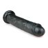 Easytoys - iso imukupilla dildo (28,5cm) - musta