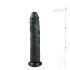 Easytoys - iso imukupilla dildo (28,5cm) - musta