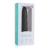 Easytoys Power Vibe - Kierretty silikonivibraattori (musta)