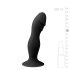 Easytoys - penis-muotoinen, imukupilla varustettu dildo (musta)