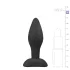 Easytoys - anustappi - pieni - silikoni - musta