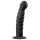 Easytoys Ribbed - anaalidildo imukupilla 14 cm - musta