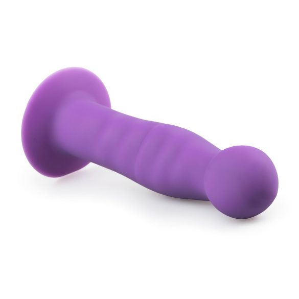 Easytoys - aaltoileva dildo imukupilla - violetti