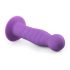 Easytoys - aaltomainen imukuppidildo (violetti)