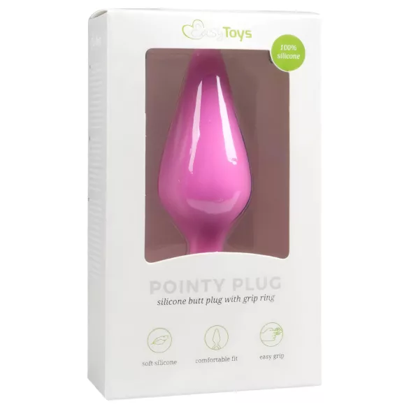 Easytoys - anustappi - pieni koko - silikoninen pinkki