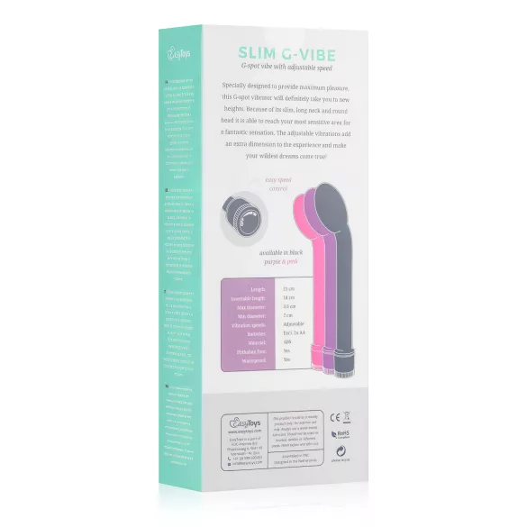 Easytoys Slim - G-pistevibraattori - lila