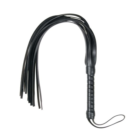 Easytoys Flogger - pehmeä keinonahkapiiska (musta)