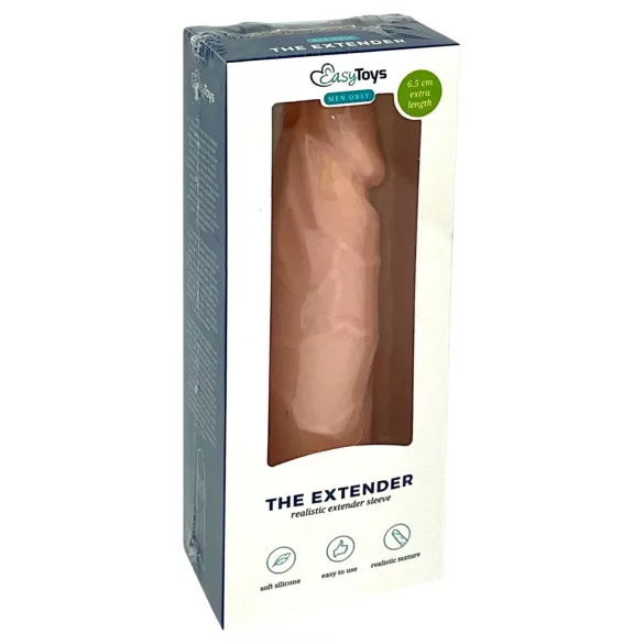 Easytoys - Flesh - peniksen jatke / penisjatke (naturaali) - 18 cm
