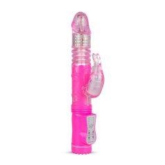 Easytoys Bunny - kaksitoiminen vibraattori - pinkki