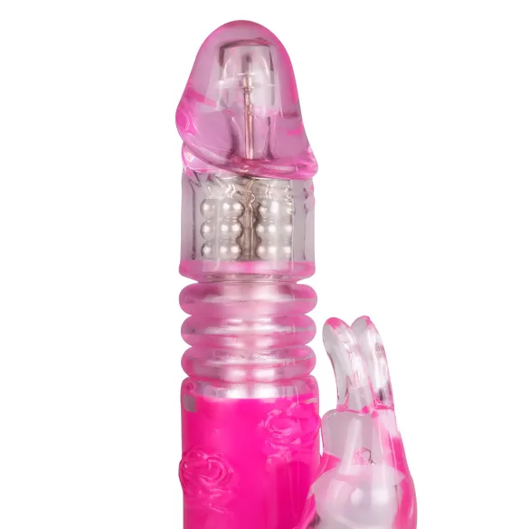 Easytoys Bunny - kaksitoiminen vibraattori - pinkki