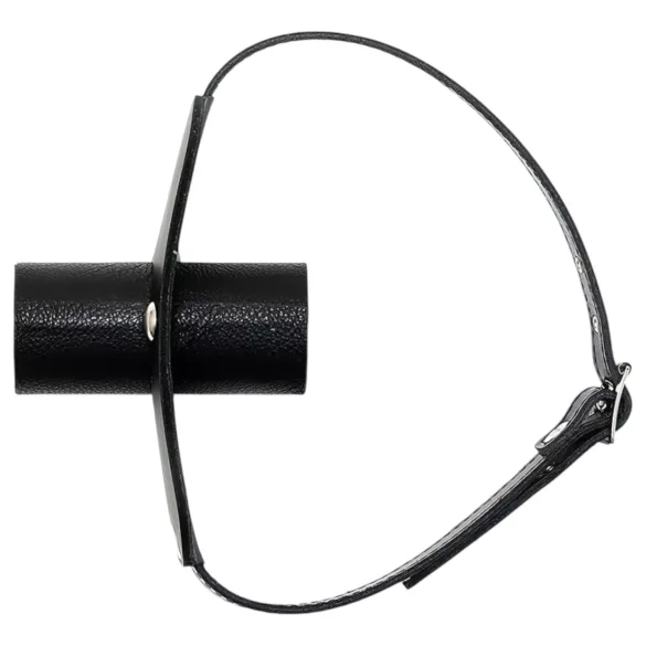Rimba - nahkainen uro‑fetissi virtsaputkitappi (Ø 40 mm, musta)