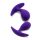Rimba Copenhagen - anaalitulppa setti - violetti (2 kpl)