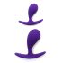 Rimba Copenhagen - anaalitulppa setti - violetti (2 kpl)