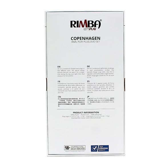 Rimba Copenhagen - anustappisetti - 2 kpl - violetti