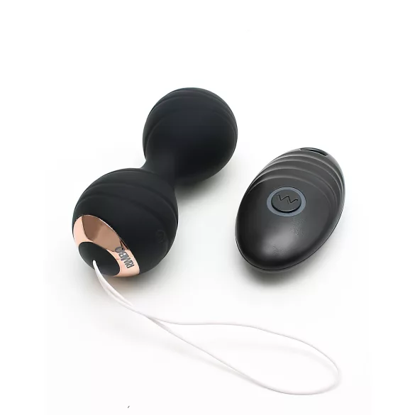 Rimba Cannes - vibraatiomuna kaukosäätimellä - ladattava musta