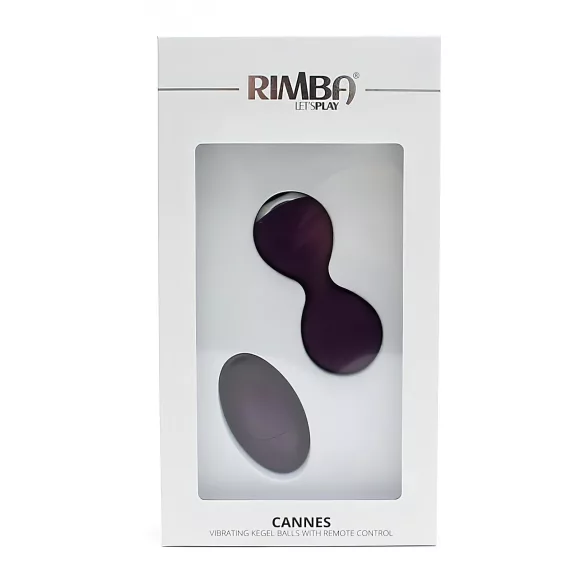 Rimba Cannes - ladattava kauko-ohjattava vibraatiomuna - violetti