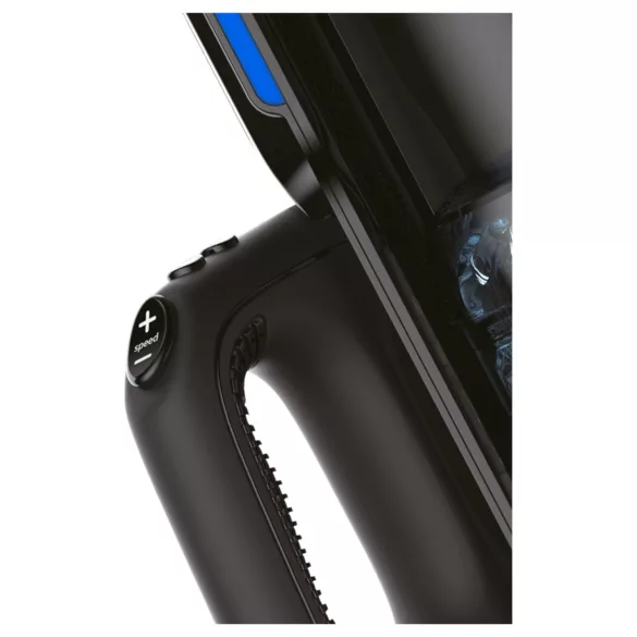 LETEN SM 500 - miesten mastubaattori ylös-alas liike puhelinteline musta