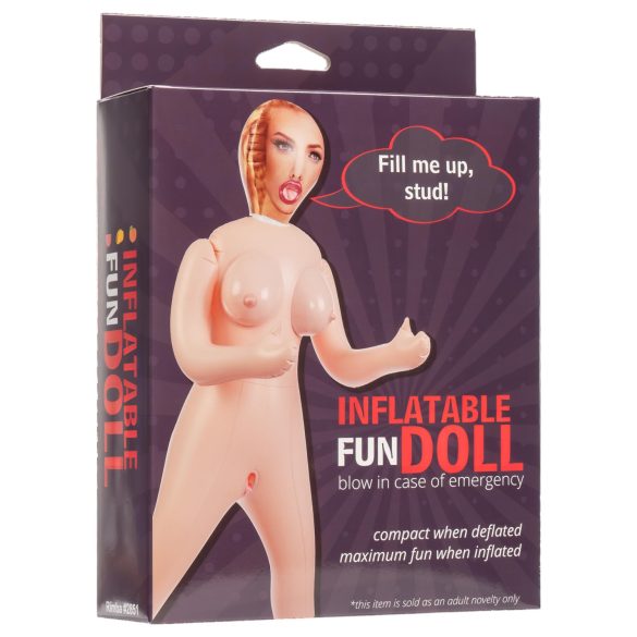 Inflatable Fun - felfuott seksinukke - täytettävä kuminen