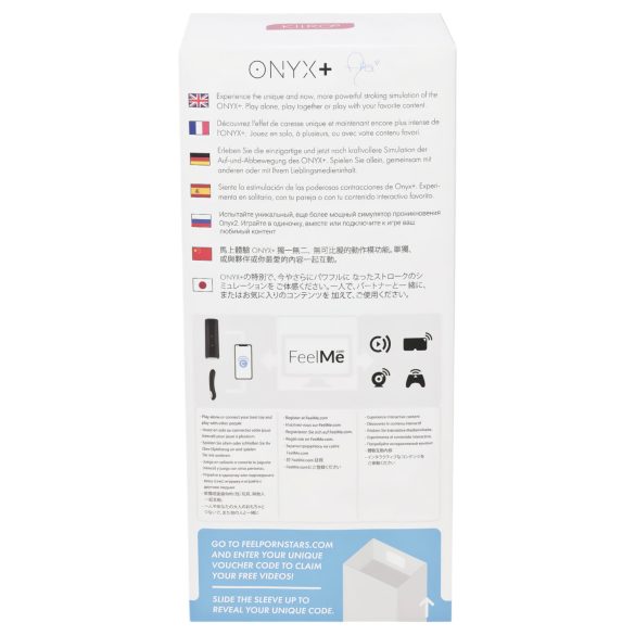 Kiiroo Onyx+ Asa Akira Experience - interaktiivinen masturboija - musta