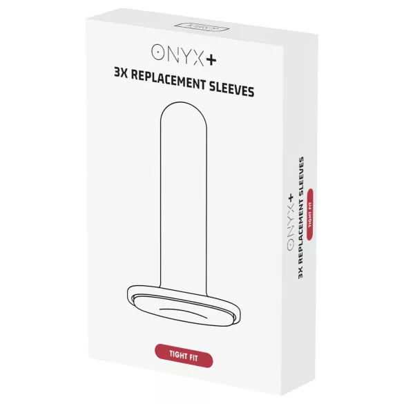 Kiiroo Onyx - masturbaattori hihanauha - tiukka istuvuus - 3 kpl - valkoinen