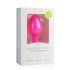Easytoys Diamond - valkoinen kivi anaalitappi (keskikokoinen) - pinkki