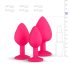 Easytoys Diamond - anustappisetti - pinkki