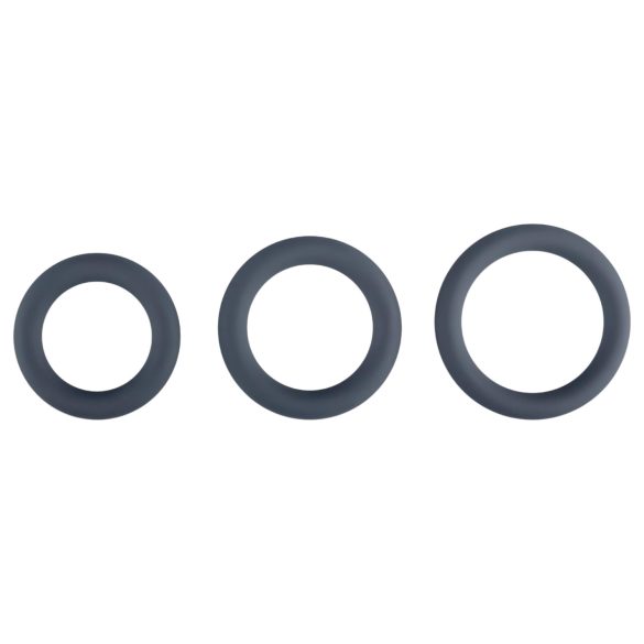 Boners - penisrenkaat setti - 3 kpl - harmaa