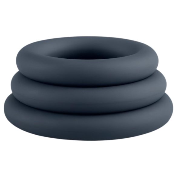 Boners - penisrenkaat setti - 3 kpl - harmaa