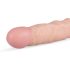 Real Fantasy Scott - realistinen dildo - 25 cm - vaalea