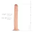 Real Fantasy Shawn - realistinen iso dildo - 35cm - vaalea