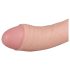 Real Fantasy Vince - dildo kivesten ja esinahan kanssa - 19,5cm - luonnollinen