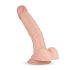 Real Fantasy Derek - aidon tuntuinen dildo kiveksillä - 22cm - luonnonväri