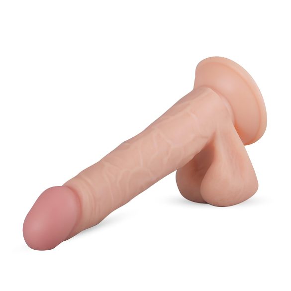Real Fantasy Felix - realistinen dildo kiveksillä - 22 cm - luonnonvärinen
