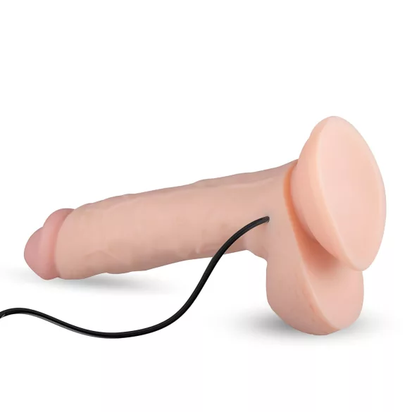 Real Fantasy Glynn - ladattava realistinen vibraattori - 25cm - luonnollinen