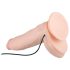 Real Fantasy Dwane - ladattava, aidontuntuinen vibraattori - 31 cm (nude)