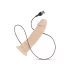 Real Fantasy Winston - luonnollinen imukuppivibraattori 19 cm - beige
