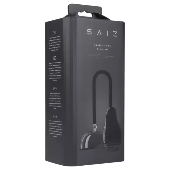 Saiz Premium - automaattinen vaginapumppu - läpinäkyvä/musta