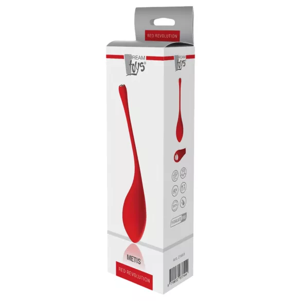 Red Revolution Metis - vibraatiomuna ladattava vesitiivis - punainen