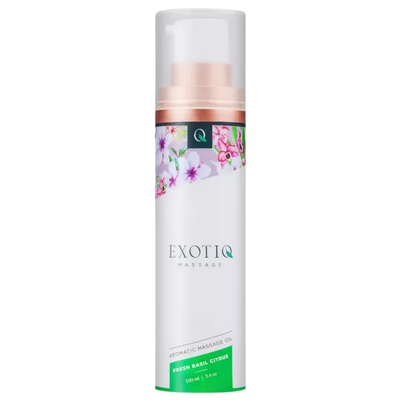 Exotiq - tuoksuva hierontaöljy - basilika-sitruuna (100ml)