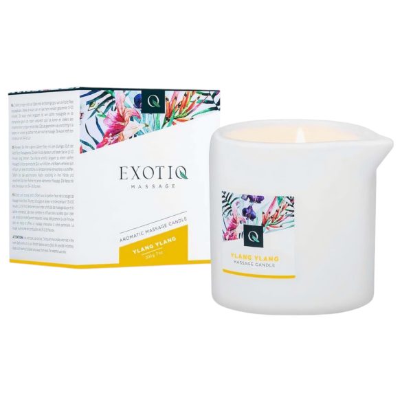 Exotiq - tuoksuva hierontakynttilä - ylang ylang (200g)