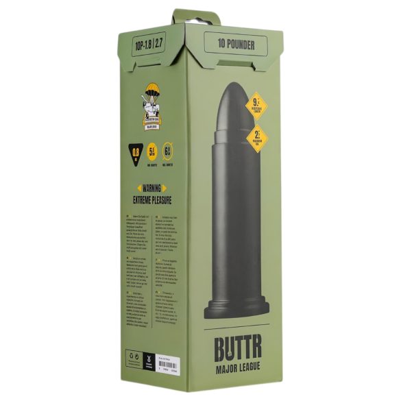 BUTTR - Strap-on dildo - iso imukupilla - musta