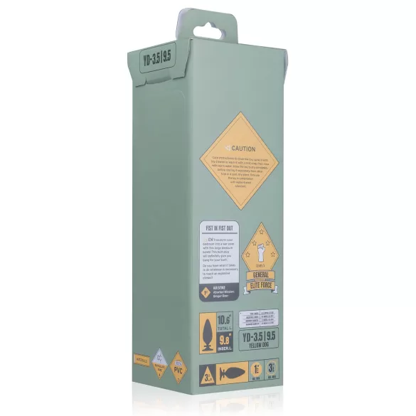 BUTTR Yellow Dog - dildo imukupilla - musta