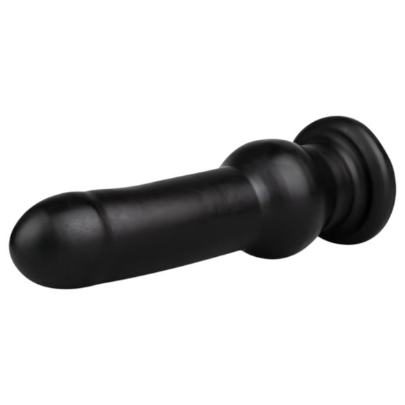 BUTTR Tactical I - tapetin kiinnitettävä dildo - musta