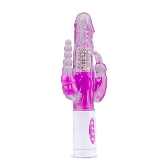 Easytoys Raving Rabbit - 3-haarainen vibraattori (pinkki)