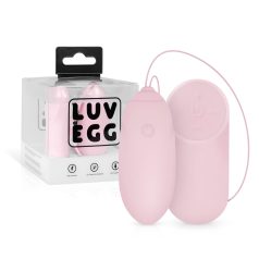   LUV EGG - ladattava, kaukosäätimellä ohjattava värinämuna (pinkki)